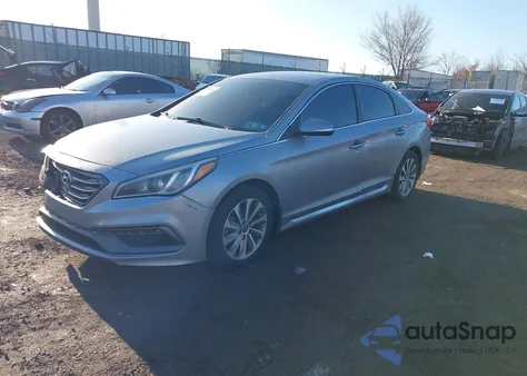 2016 Hyundai Sonata Sport from USA, damaged, VIN 5NPE34AF5GH260771